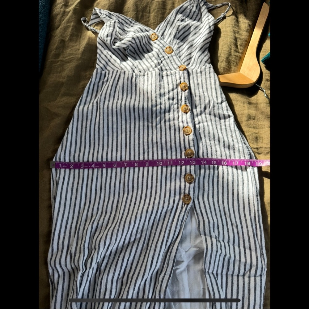 Striped Button-Down Dress - Picture 7 of 7